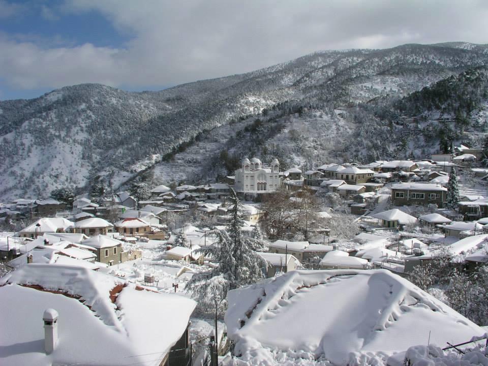 Capuralli Hotel Pedhoulas Eksteriør bilde